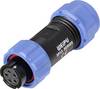 Weipu SP1310 / S 5 II Rundstik Tilslutning, lige Samlet poltal: 5 Serie (rundstikforbindelse): SP13 1 stk