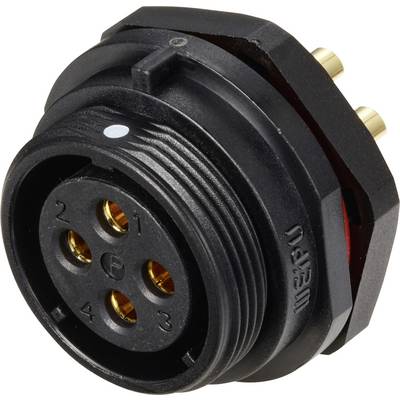 Weipu SP2112 / S 4 Rundstik Tilslutning, indbygning Samlet poltal: 4 Serie (rundstikforbindelse): SP21 1 stk