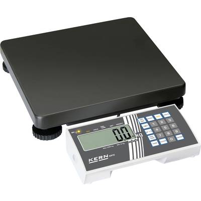 Digital vægt med stort display, der viser '0.00 kg'. Bruges til præcise vejninger, velegnet til lager eller forsendelse.