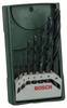 Bosch Accessories 2607019673 HSS Metal-spiralbor-sæt 7 dele 2 mm, 3 mm, 4 mm, 5 mm, 6 mm, 8 mm, 10 mm Rullevalset DIN 338 Cylinderskaft 1 Set