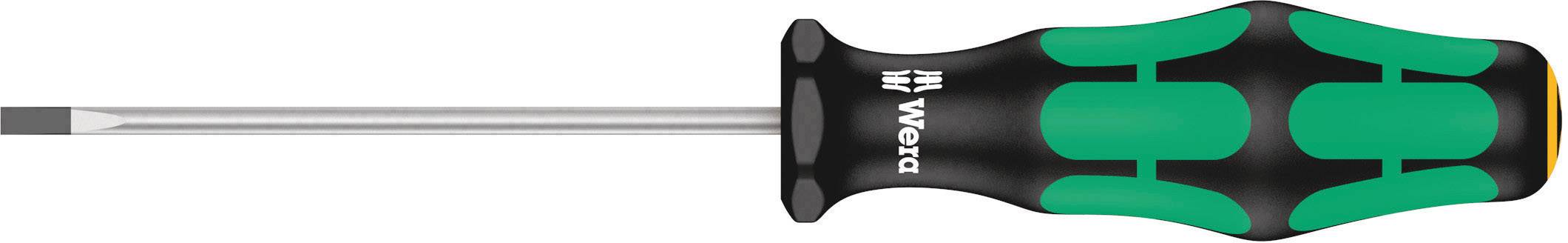 Skruetrækker med ergonomisk greb, sort og grønt design, velegnet til kæreskruer.