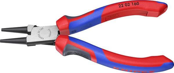 Knipex 22 02 160 Værksted Rundtang Lige Krom-vanadium elektrostål 160 mm