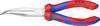 Knipex 38 25 200 Elektronik og finmekanik Fladrundtang 40° bøjet Vanadium elektrostål 200 mm