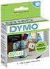 DYMO Mærkatrulle 25 x 25 mm Papir Hvid 750 stk Kan fjernes igen S0929120 Universelle etiketter