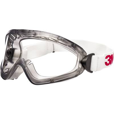 3M  2890SA Beskyttelsesbriller med fuldt udsyn  Anti-beslagsbeskyttelse, inkl. UV-beskyttelse Grå EN 166-1 DIN 166-1 