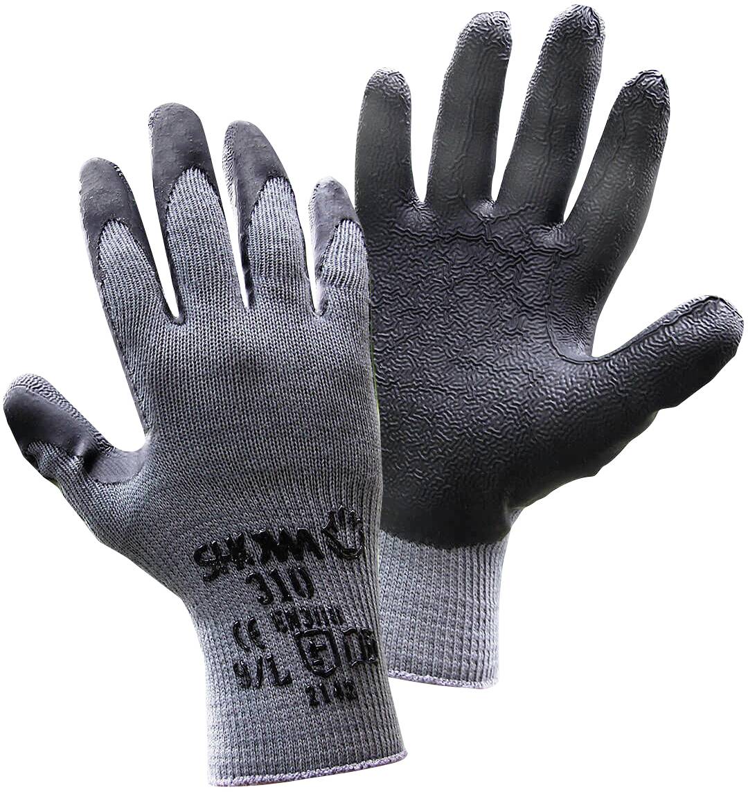 Showa 14905-7 Grip Black Bomuld , Polyester Arbejdshandske Størrelse (handsker): 7, S EN 388 CAT II 1 Paar