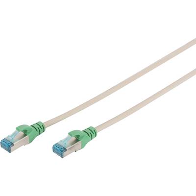 Netværkskabel med grønne stik i begge ender, velegnet til Ethernet-forbindelser.