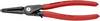 Knipex 48 31 J3 Seegeringtang Passer til Indvendige ringe 40-100 mm Spids form lige