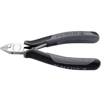 Sidetang fra Knipex med påskriften 'Made in Germany'. Egnet til præcis klipning af små, følsomme ledninger.