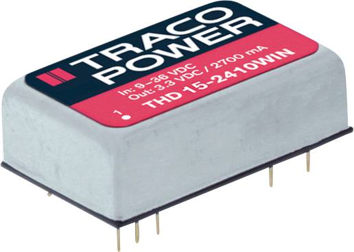 TracoPower THD 15-2423WIN DC/DC-omformer, print 24 V/DC 15 V/DC, -15 V/DC 500 mA 15 W Antal udgange: 2 x Indhold 1 stk