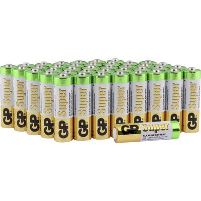 GP Batteries Super AA-batteri  Alkali-mangan 1.5 V 40 stk