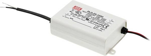 MEAN WELL PLD-25-700 LED-drivere  Konstant strøm 25 W 0.7 A 24 - 36 V/DC Kan ikke lysdæmpes! 1 stk