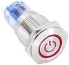TRU COMPONENTS 1303020 LAS2GQF-11ET/R/12V/S/P Trykknap 48 V/DC 2 A 1 x On/(On) Tastende Rød IP65 1 stk