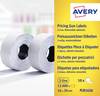 Avery-Zweckform Prisetiketter PLR1626 Kan fjernes igen Etiket-bredde: 26 mm Etikethøjde: 16 mm Hvid 12000 stk