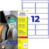 Avery-Zweckform L7913-10 Folielabels 99.1 x 42.3 mm Polyetylenfolie Hvid 120 stk Permanent vedhæftningsevne Farvelaserprinter, Laserprinter, Farvekopimaskine, Kopimaskine, Håndskrift