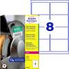 Avery-Zweckform L7914-10 Folielabels 99.1 x 67.7 mm Polyetylenfolie Hvid 80 stk Permanent vedhæftningsevne Farvelaserprinter, Laserprinter, Farvekopimaskine, Kopimaskine, Håndskrift