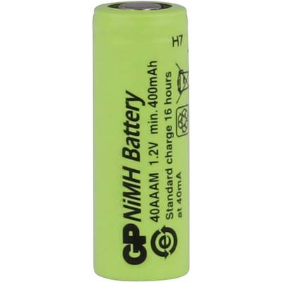 GP Batteries GPIND40AAAMB Special-batteri 2/3 AAA Flat-Top NiMH 1.2 V 400 mAh