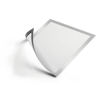 Et tyndt, fleksibelt, kvadratisk OLED-panel med buet hjørne, vist i hvidt lys. Ideel til lysdesign.