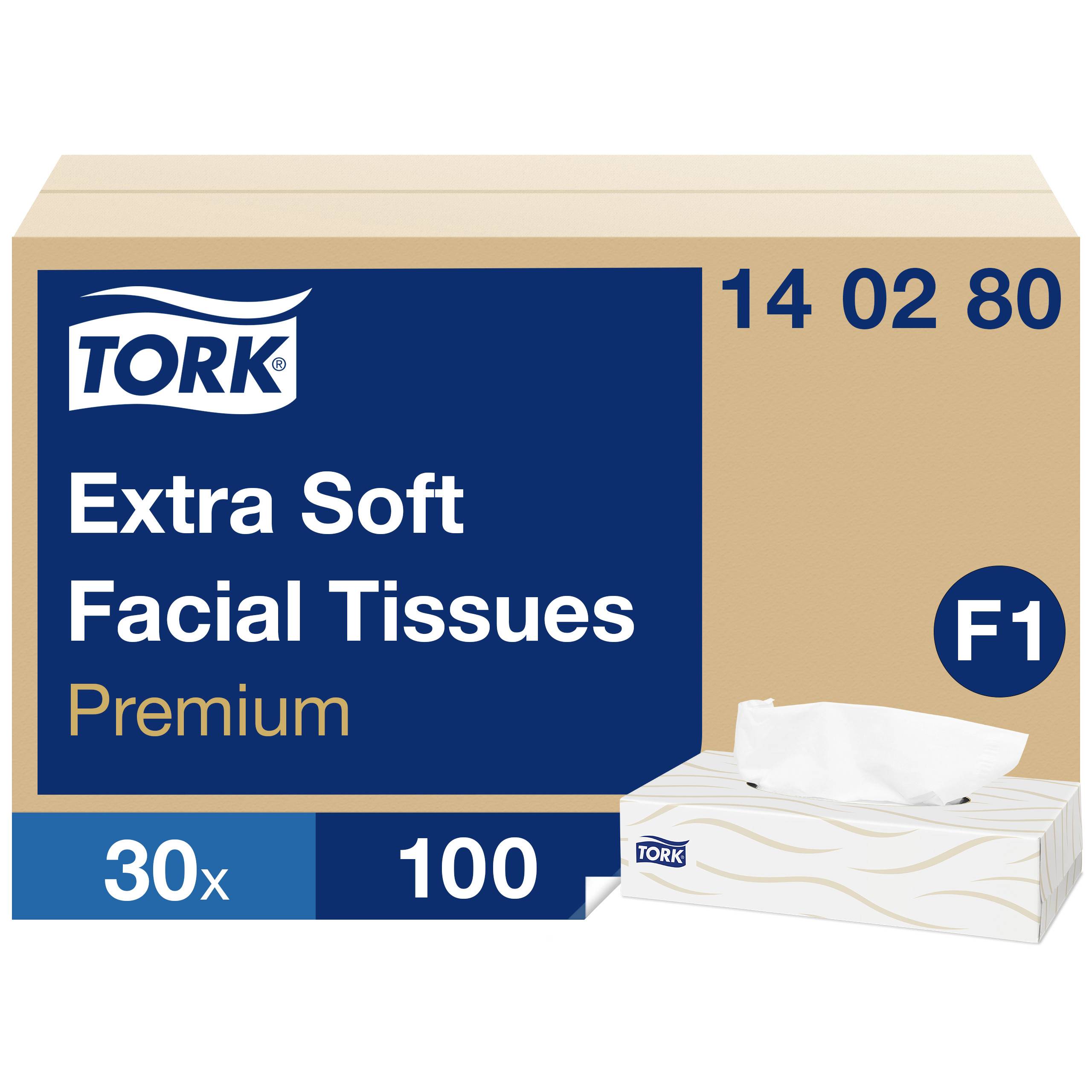TORK 140280 Makeupservietter Papir Hvid 3000 stk
