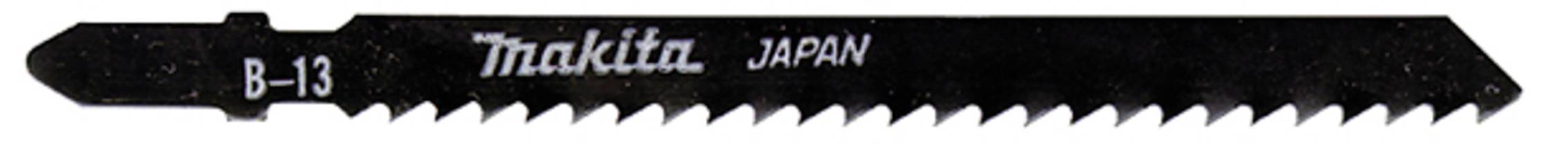 Et sort savblad fra Makita med betegnelsen 'B-13' og oprindelseslandet 'JAPAN'.