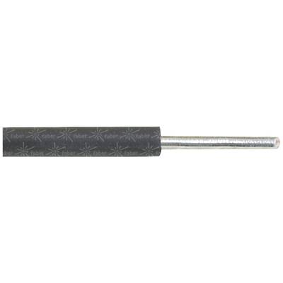 Faber Kabel 031939 Krydstråd SiD 1 x 1 mm² Sort Metervare
