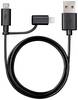 Varta USB-kabel USB-A-hanstik, Apple Lightning-stik , USB-micro-B-hanstik 1.00 m 57943101401