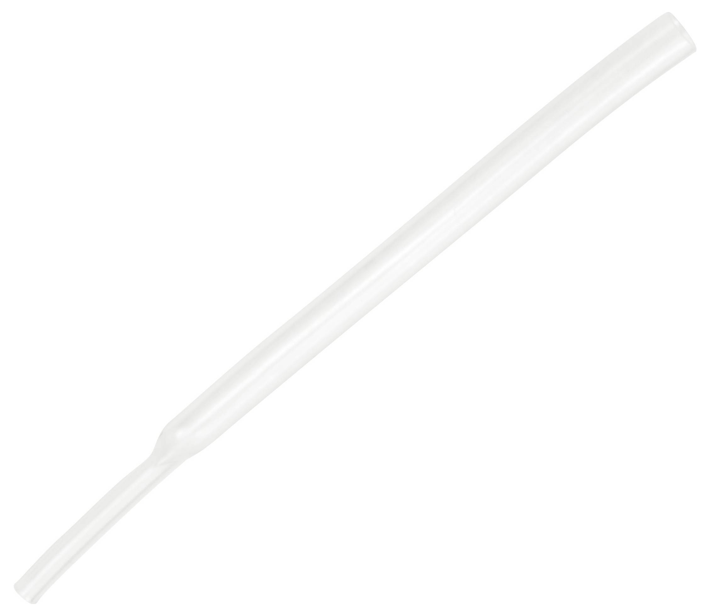 TRU COMPONENTS 1566752 Krympeslange uden lim Transparent 2 mm 1 mm Krympningshastighed:2:1 15 m-1