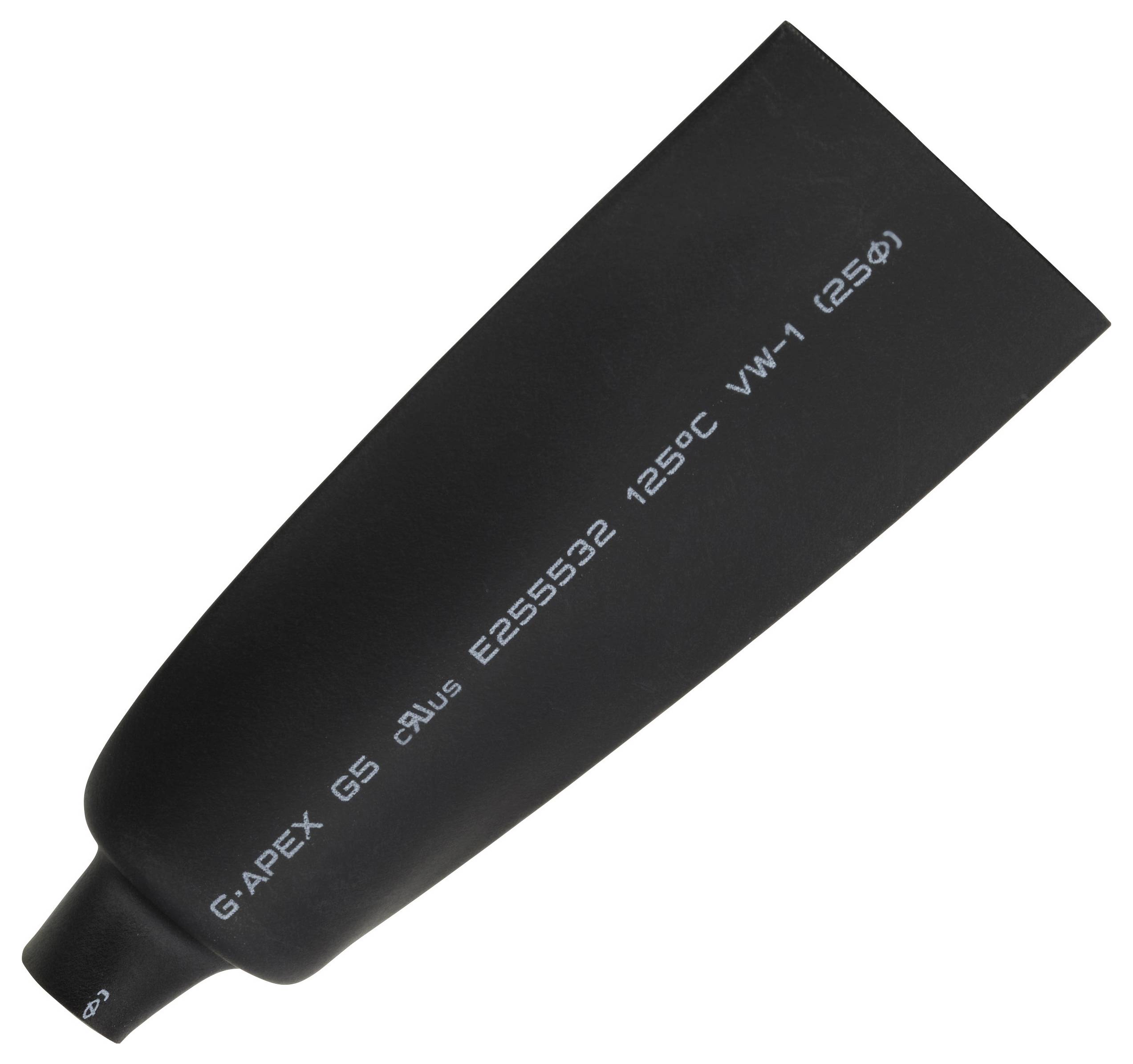 TRU COMPONENTS 1570158 Krympeslange uden lim Sort 25 mm 12.50 mm Krympningshastighed:2:1 5 m-1