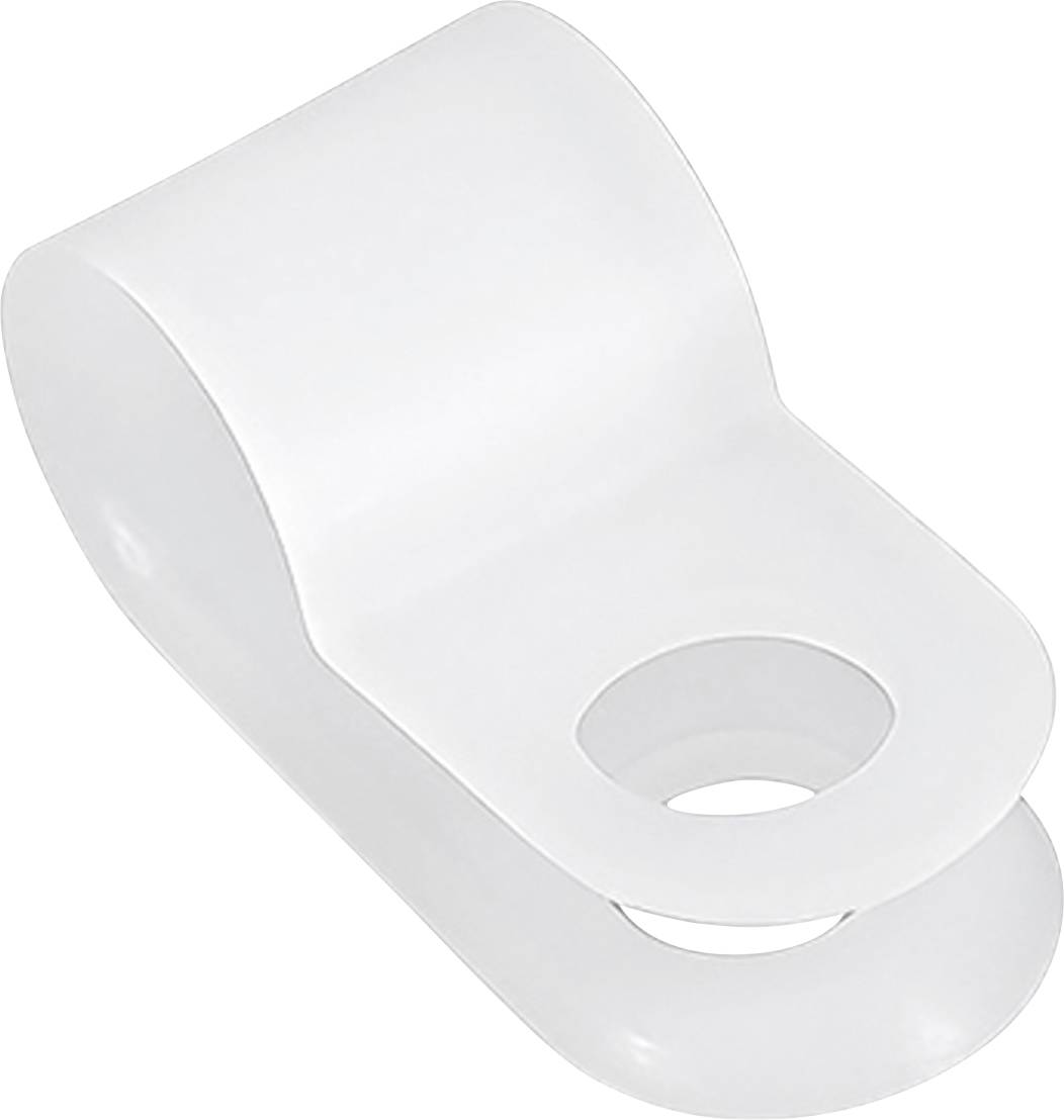 Hvid plastik toiletpapirholder monteret på en væg, vist i et simpelt produktstilbillede.