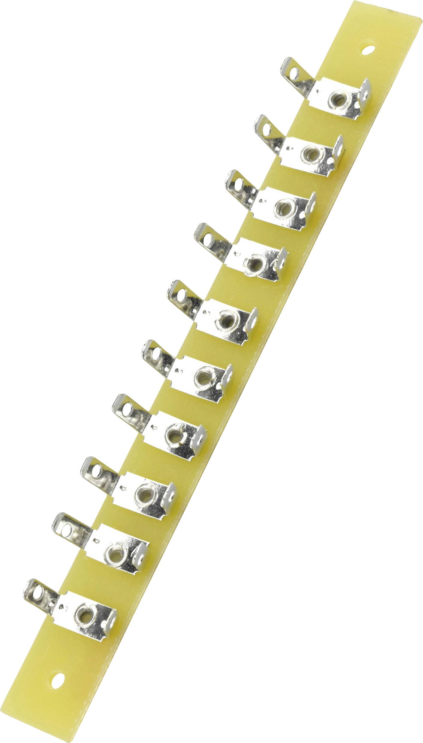 TRU COMPONENTS Loddeliste enkeltrække Samlet antal poler 10 Epoxyd (L x B x H) 100 x 10 x 1.6 mm 1 stk-0