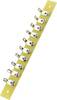 TRU COMPONENTS Loddeliste enkeltrække Samlet antal poler 10 Epoxyd (L x B x H) 100 x 10 x 1.6 mm 1 stk
