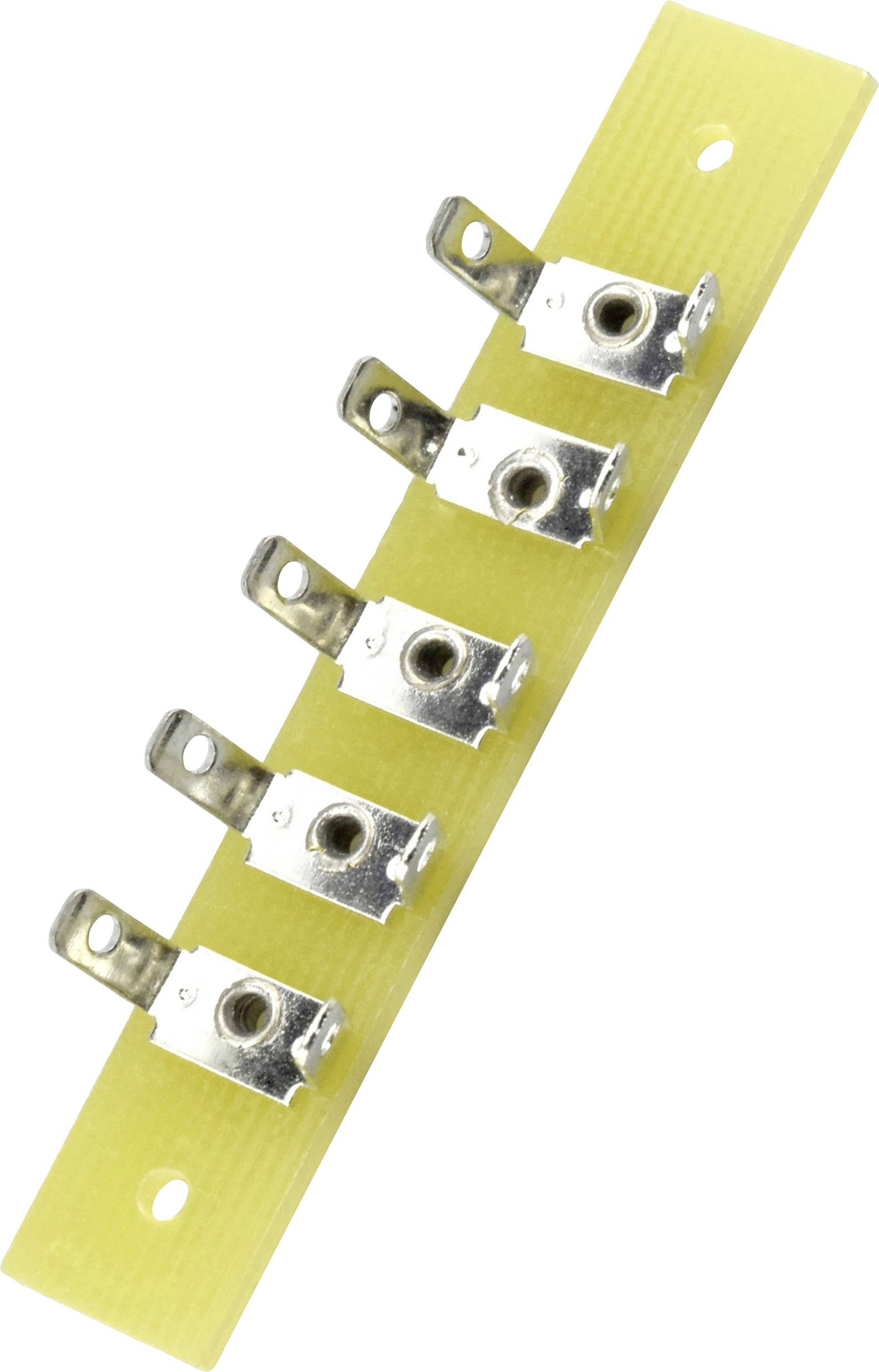 TRU COMPONENTS Loddeliste enkeltrække Samlet antal poler 5 Epoxyd (L x B x H) 59 x 10 x 1.6 mm 1 stk-0
