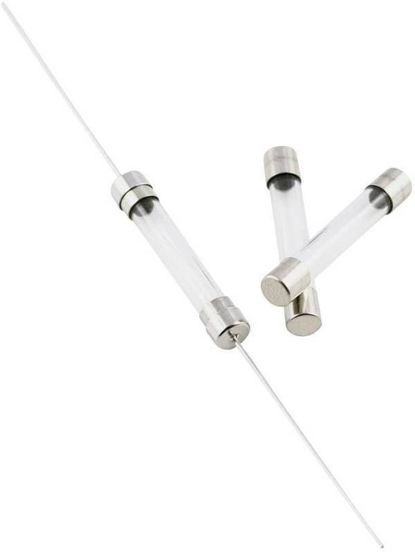TRU COMPONENTS 1576685 TC-530214 Finsikring (Ø x L) 5 mm x 30 mm 0.5 A 500 V Middeltræg -mT- Indhold 1 stk