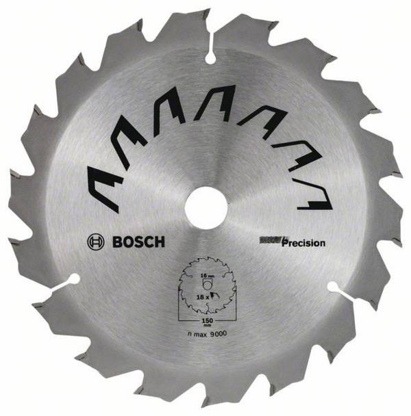 Bosch Accessories Precision 2609256D62 Blad til rundsav i hårdtmetal  150 x 16 mm Antal tænder (per tomme): 18 1 stk