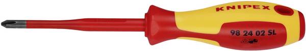 Knipex Phillips® 98 24 02 SL VDE Stjerneskruetrækker PH 2 Klinge-længde: 100 mm