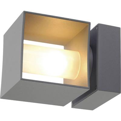 SLV 4024163180801 1000335 LED-udendørs vægbelysning G9 Sølvgrå