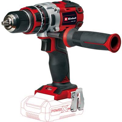Akku-skruemaskine med ergonomisk greb, kompakt design og aftagelig batteri, vist med mærket 'Einhell' på kabinettet.