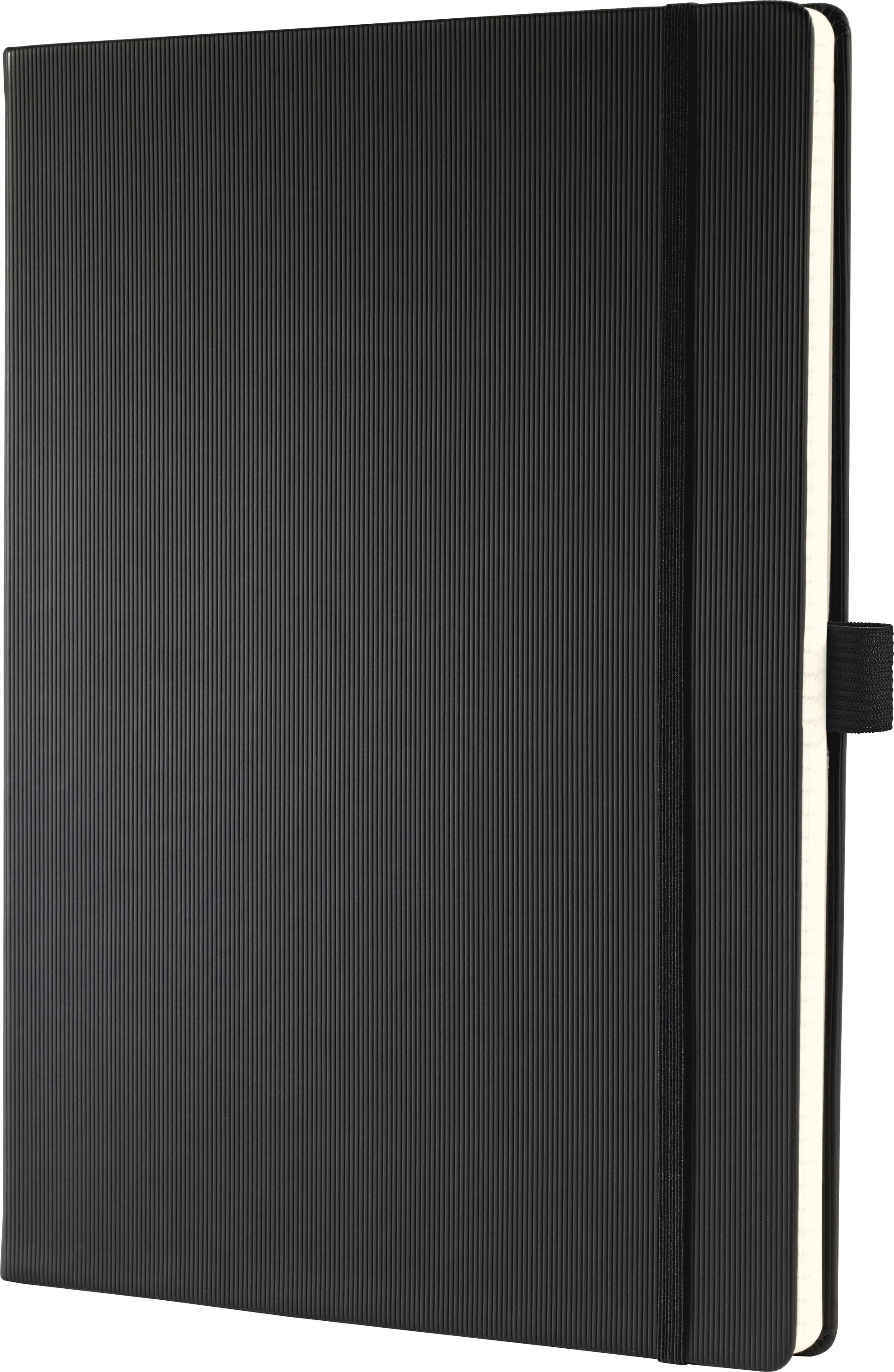 Sigel CONCEPTUM® CO108 Notesbog Priklinjeret Sort 97 Blad DIN A4