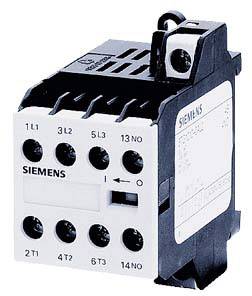 Siemens 3TG1010-0BB4 Motorbeskyttelse 3 x afbryder, 1 x brydekontakt 4 kW med hjælpekontakt Passer til mærkerne (relæ): Siemens 1 stk