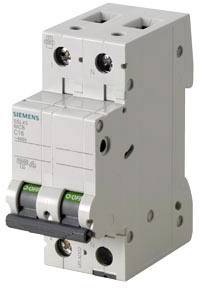 Siemens 5SL45028 5SL4502-8 Ledningssikkerhedsafbryder 2 A 230 V