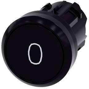 Siemens 3SU10000AB100AD0 3SU1000-0AB10-0AD0 Trykknap (Ø x H) 29.5 mm x 29.5 mm IP66, IP67, IP69/IP69K 1 stk