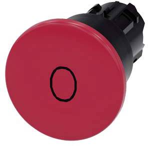Siemens 3SU10001BA200AD0 3SU1000-1BA20-0AD0 Tryktast Klikkende (Ø x H) 40 mm x 40 mm IP66, IP67, IP69/IP69K 1 stk