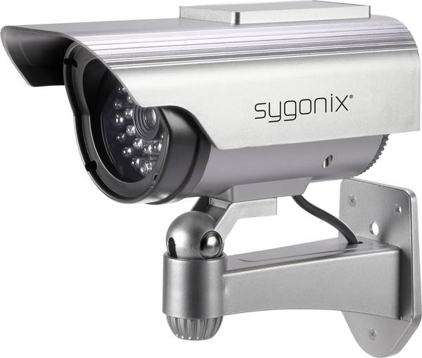 Sygonix SY-3420674 Dummy-kamera med solcellemodul, med blinkende LED