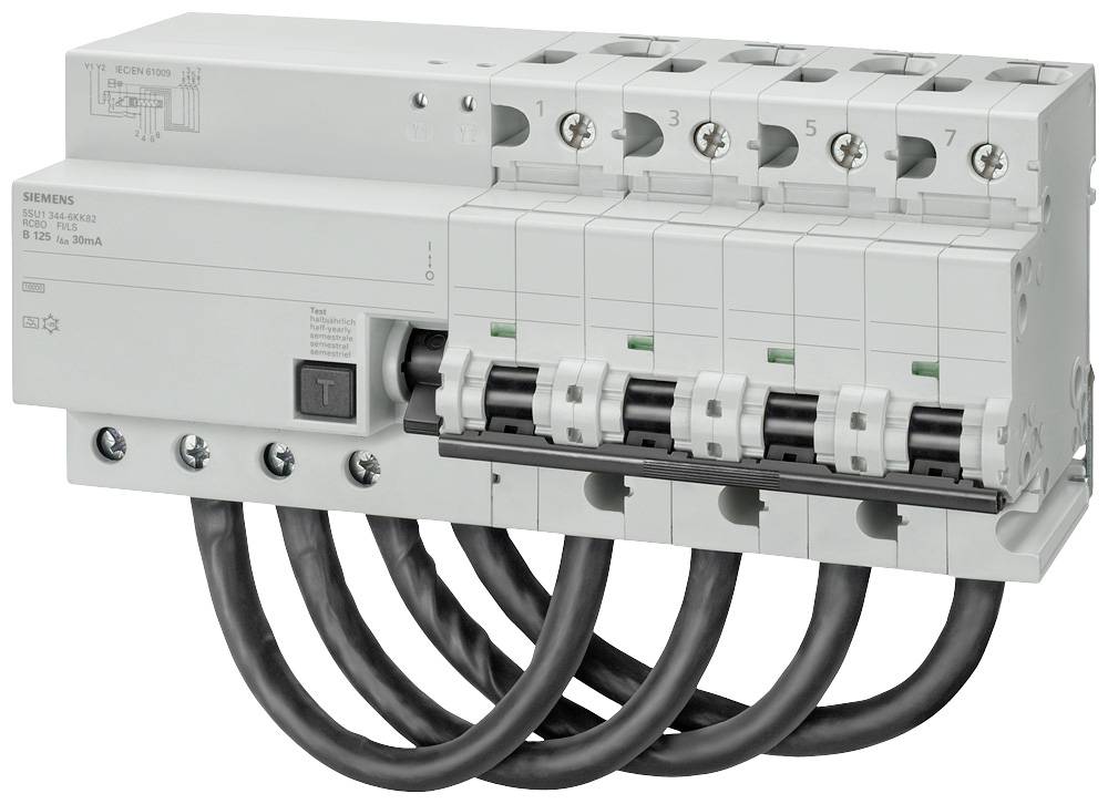 Siemens 5SU16748DK81 FI-sikkerhedsafbryder/automatsikring 100 A 0.3 A 400 V-0