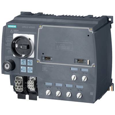 Elektronisk enhed, mærket 'SIRIUS M200D'. Indeholder flere tilslutninger, switches og betjeningselementer, egnet til industrielle anvendelser.