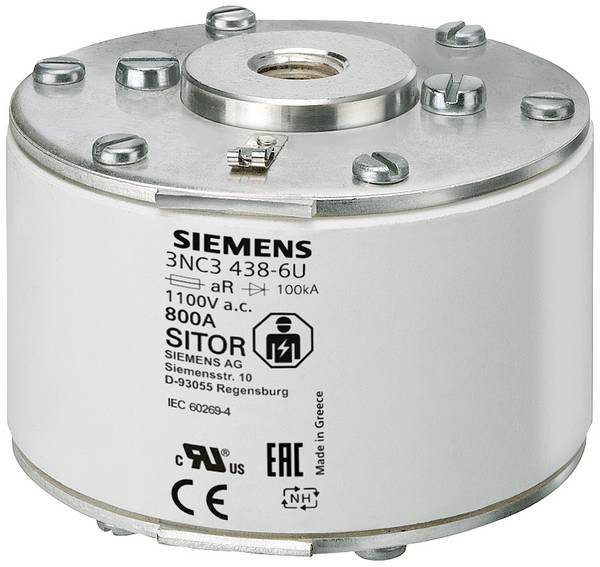 Siemens 3NC32416U Sikringsindsats  Passer til Sikringsstørrelse 000 - 4 Sikringsstørrelse = 3  1000 A  690 V 3 stk