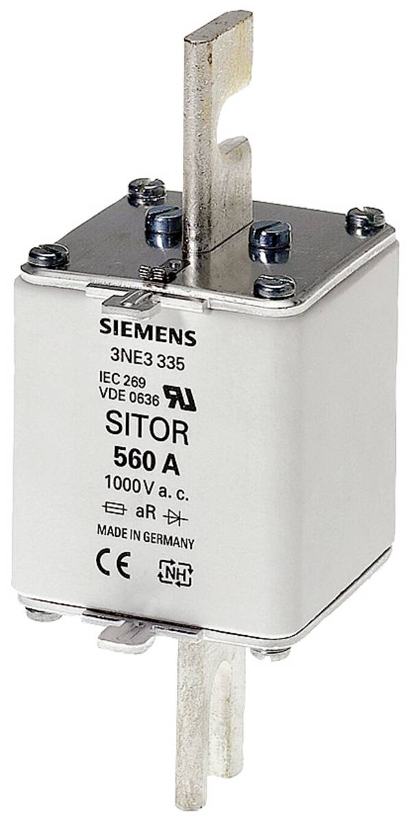 Siemens 3NE33388 Sikringsindsats  Passer til Sikringsstørrelse 000 - 4 Sikringsstørrelse = 2  800 A  800 V 3 stk