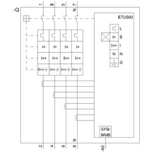 Siemens 3VA6210-5JQ41-0AA0 Effektafbryder 1 stk Indstillingsområde (strøm): 40 - 100 A Koblingsspænding (max.): 600 V/AC-1