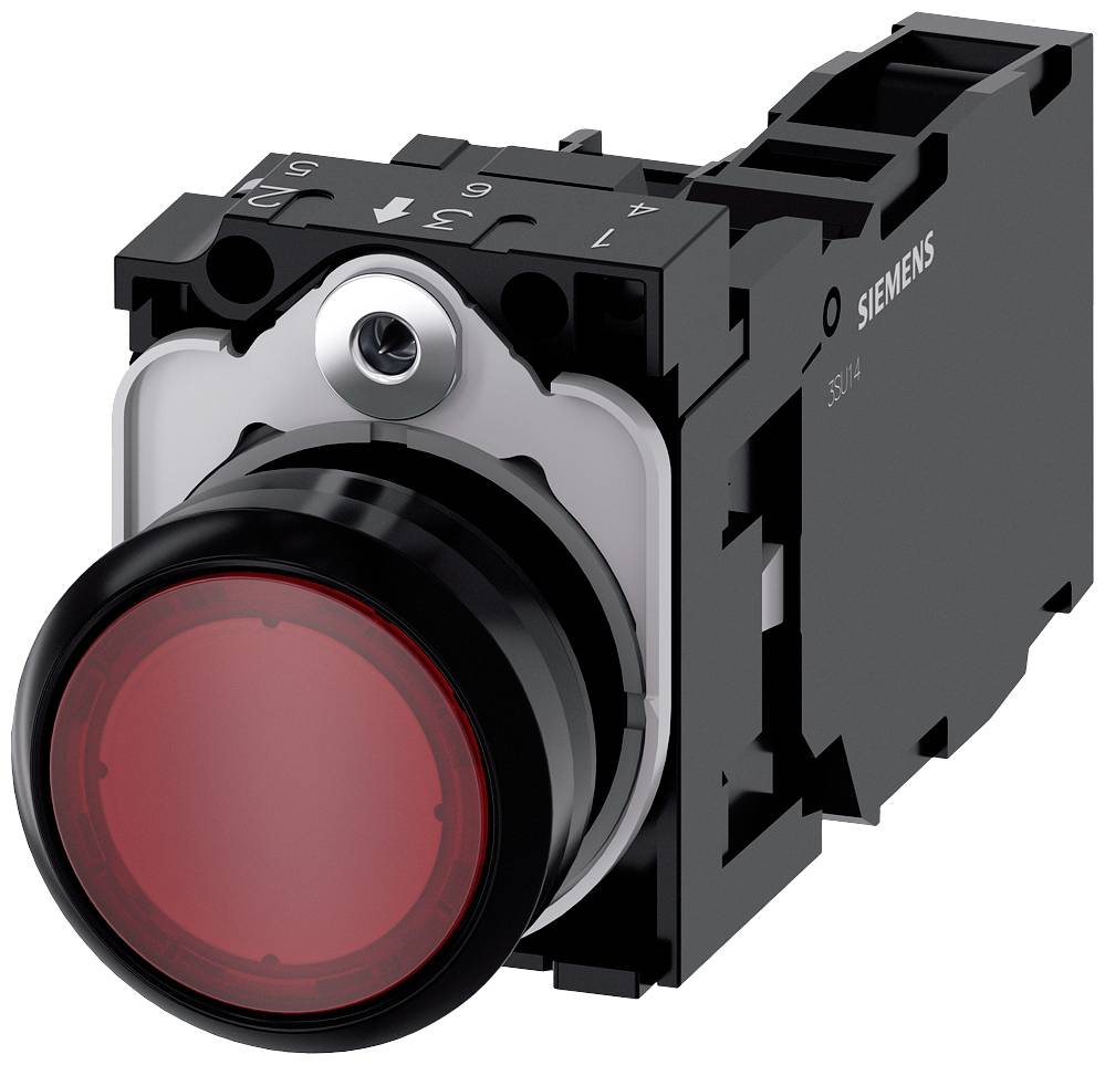 Siemens 3SU11020AB201FA0 3SU1102-0AB20-1FA0 Trykknap 1 stk-0