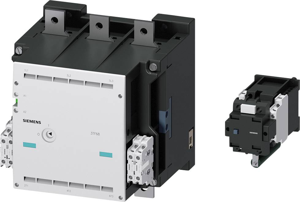 Siemens 3TF6833-8DB4 Kontaktor 3 x afbryder 335 kW med hjælpekontakt Passer til mærkerne (relæ): Siemens 1 stk